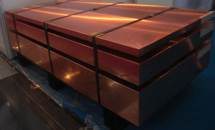 Thick Red Copper Plate /Copper Plate for Stove, Furnace Wall copper Plate